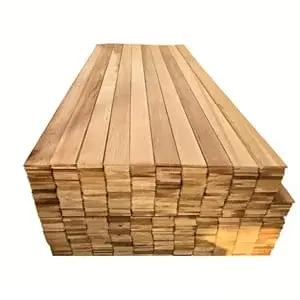 Tabla de madera de cedro seco al horno 2x7x7