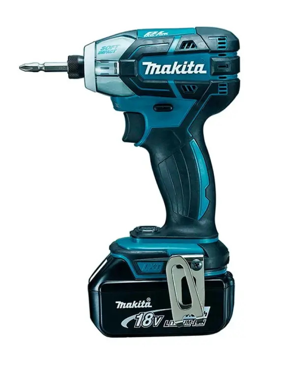 Atornillador inalámbrico Makita modelo DTD153 azul 18V